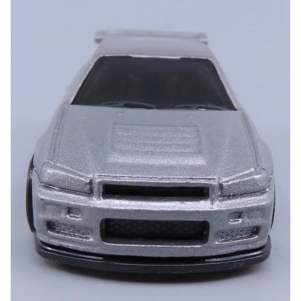 Hot Wheels Nissan Skyline GT-R R34 Silver Fast & Furious 1:64 Diecast Car Loose